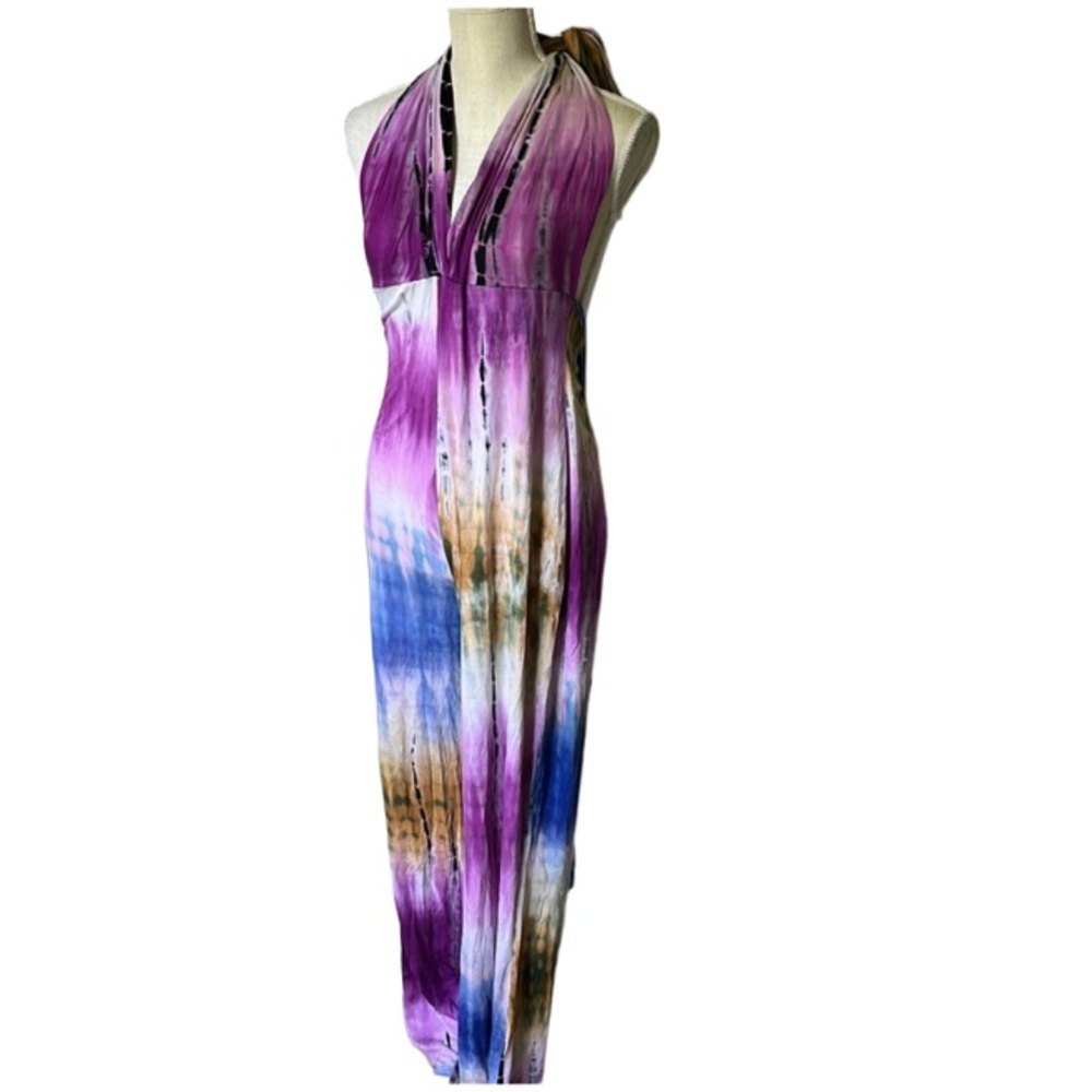 PINKLICIOUS Tie Dye Halter Jumper Size Large